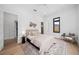 Bedroom featuring designer rug, ambient lighting, and neutral colors at 1400 Nottingham St, Orlando, FL 32803