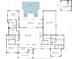 Detailed floor plan showcasing layout with pool, garage, bedrooms, and living spaces at 1400 Nottingham St, Orlando, FL 32803