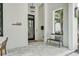 Cozy front porch with stylish bench and view of the front door with '1400 Nottingham' address at 1400 Nottingham St, Orlando, FL 32803