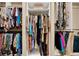 Spacious walk-in closet with three sections to store clothing at 1424 Palisades Lane, Deland, FL 32724