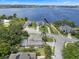 Stunning aerial view of lakeside homes with lush lawns and private docks on a sunny day at 14315 Hampshire Bay Cir, Winter Garden, FL 34787
