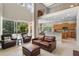 Open great room with seamless indoor/outdoor living leading to pool at 14315 Hampshire Bay Cir, Winter Garden, FL 34787