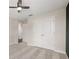 Bedroom showcasing a ceiling fan, plush carpet, and a double door closet at 1710 Alejo Dr, Apopka, FL 32712