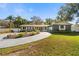 Lovely single-story home with a well-manicured lawn, mature trees, and a circular driveway at 2945 Southgate Ter, Orlando, FL 32818