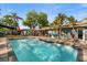 Inviting backyard with a large in-ground pool and a deck at 2945 Southgate Ter, Orlando, FL 32818