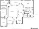 Detailed floor plan showcasing the layout of the home with multiple bedrooms and living spaces at 3281 Pawleys N Loop, St Cloud, FL 34769