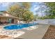 Inviting pool with clear blue water and plenty of space for outdoor lounging and entertaining at 360 Westchester Dr, Deland, FL 32724