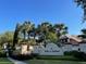 Lakes of DeLand community entrance showcasing beautiful architecture and mature landscaping for a premier 55+ living experience at 3609 Azurite Ct, Deland, FL 32724
