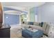 Comfortable living area with sectional sofa and stylish decor at 578 Darkwood Ave, Ocoee, FL 34761