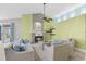 Comfortable living room with fireplace and stylish decor at 578 Darkwood Ave, Ocoee, FL 34761