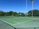 View of community tennis courts surrounded by trees at 578 Darkwood Ave, Ocoee, FL 34761