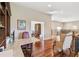 Upstairs loft area featuring hardwood floors, desk, and great view of the home's interior at 755 Cranes Court, Maitland, FL 32751