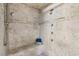 Shower with built-in bench, handheld and overhead shower heads, and decorative tile accents at 755 Cranes Court, Maitland, FL 32751