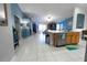Spacious open concept kitchen and tile floors at 814 Vercelli St, Deltona, FL 32725