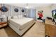 Charming bedroom with nautical themed decor, spacious layout and fan at 8961 Rhodes St, Kissimmee, FL 34747