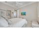 Bedroom with a neutral color palette, en suite bath, and large closet at 11763 Eagle Ray Ln, Orlando, FL 32827