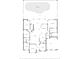 Detailed floorplan showcasing the layout of the home, including rooms and features at 1851 Sweetwater West Cir, Apopka, FL 32712