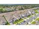 An aerial view of the new construction homes in the community with multiple layout options at 19334 Banfield Pl, Orlando, FL 32827