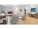 Bright living and dining area featuring modern decor and a comfortable seating arrangement at 226 S Apollo Dr, Apopka, FL 32703