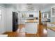 Bright kitchen featuring modern appliances and a large butcher block island at 228 Deleon Rd, Debary, FL 32713