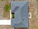 Aerial view of roof with large backyard and patio, close to walkway at 2764 W Covington Dr, Deltona, FL 32738