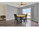 Dining room with hardwood floors and natural light near sliding glass doors at 2764 W Covington Dr, Deltona, FL 32738