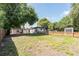 Expansive backyard enclosed by a wooden fence, offering ample outdoor space at 2903 E Michigan St, Orlando, FL 32806