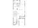 Detailed floor plan showcasing layout with bedrooms, baths, kitchen, living areas, pool, and courtyard at 3024 Kensington Ave, Davenport, FL 33837