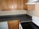 Efficient kitchen layout with modern appliances and abundant counter space for meal preparation at 3364 Westchester Square Blvd # 204, Orlando, FL 32835