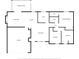A layout showing the arrangement of rooms, including the living spaces and bedrooms at 5163 Lighthouse Rd, Orlando, FL 32808