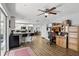 Open living space flowing to the kitchen, offering ample room for relaxing and entertaining at 5163 Lighthouse Rd, Orlando, FL 32808
