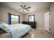 Spacious bedroom with a ceiling fan, ample natural light, and neutral decor at 605 Oranole Rd, Maitland, FL 32751