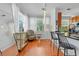 Bright kitchen with stainless steel appliances, quartz countertops and modern bar stools at 860 N Orange Ave # 226, Orlando, FL 32801