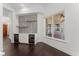 An entertainment room with built in wine storage and backyard views at 9907 Beaufort Ct, Windermere, FL 34786