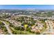 An aerial view of the neighborhood with a close proximity to SeaWorld Orlando at 10423 Manassas Cir, Orlando, FL 32821