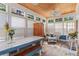 Inviting sunroom with a wood ceiling, lots of windows, and bright, natural light at 1117 Damask St, Celebration, FL 34747