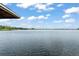 Expansive view of the tranquil lake, showcasing the calm waters and natural beauty at 1322 Palm Dr, Apopka, FL 32703