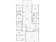 Detailed floor plan showcasing the layout of the home, including bedrooms, bathrooms, and living spaces at 14001 Jomatt Loop, Winter Garden, FL 34787