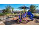 Modern community playground offering a safe and fun environment for children with a shaded canopy at 14001 Jomatt Loop, Winter Garden, FL 34787