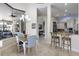 Breakfast nook with outdoor view and access to gourmet kitchen with stainless appliances at 14700 Avenue Of The Rushes, Winter Garden, FL 34787