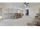 Spacious hallway with neutral carpet, stylish banisters, and recessed lighting creating an inviting space at 14700 Avenue Of The Rushes, Winter Garden, FL 34787
