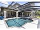Large pool and spa area with screened enclosure at 14700 Avenue Of The Rushes, Winter Garden, FL 34787