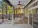 Outdoor patio area featuring a stone-built grill and sink, ideal for outdoor cooking at 148 Oak View Cir, Lake Mary, FL 32746