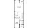 Floor plan showcasing layout for kitchen, great room, lanai, garage, foyer, and powder room at 14934 Harvest St, Orlando, FL 32824