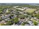Aerial image features residential neighborhood with lush trees, nearby school, and clear views of the water at 2004 Mohawk Trl, Maitland, FL 32751