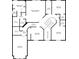Upstairs floor plan displays bedrooms, bathrooms, walk-in closets, and a spacious primary bedroom at 305 Kays Landing Dr, Sanford, FL 32771