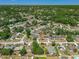 Extensive aerial view of a mature neighborhood with tree coverage, diverse housing, and proximity to amenities at 3205 Clewiston St, Deltona, FL 32738