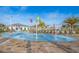 Community water park with splashpad, fountains, and plenty of seating at 4188 Paragraph Dr, Kissimmee, FL 34746