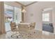 Cozy dining area with a view of the pool through sliding glass doors, creating a relaxing atmosphere at 8061 Bangle Ln, Orlando, FL 32836