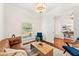 Comfortable living room features stylish furnishings, hardwood floors, and ample natural light at 1341 Lyndale Blvd, Winter Park, FL 32789